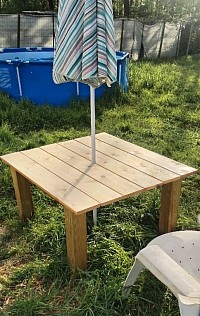 Table basse de jardin