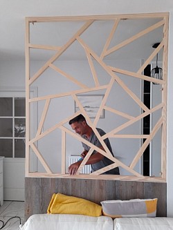 Installation du claustra