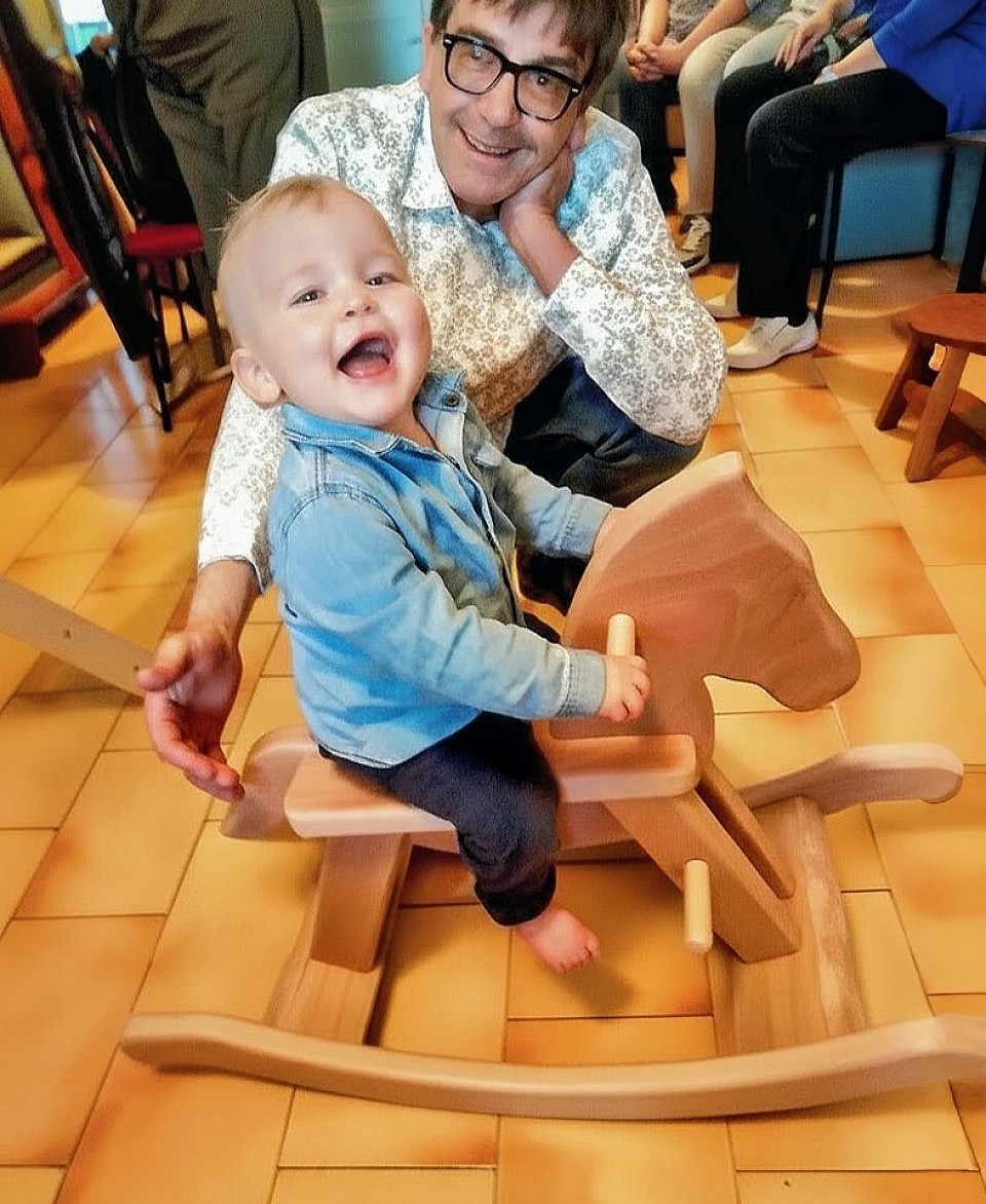 Cheval à Bascule en bois